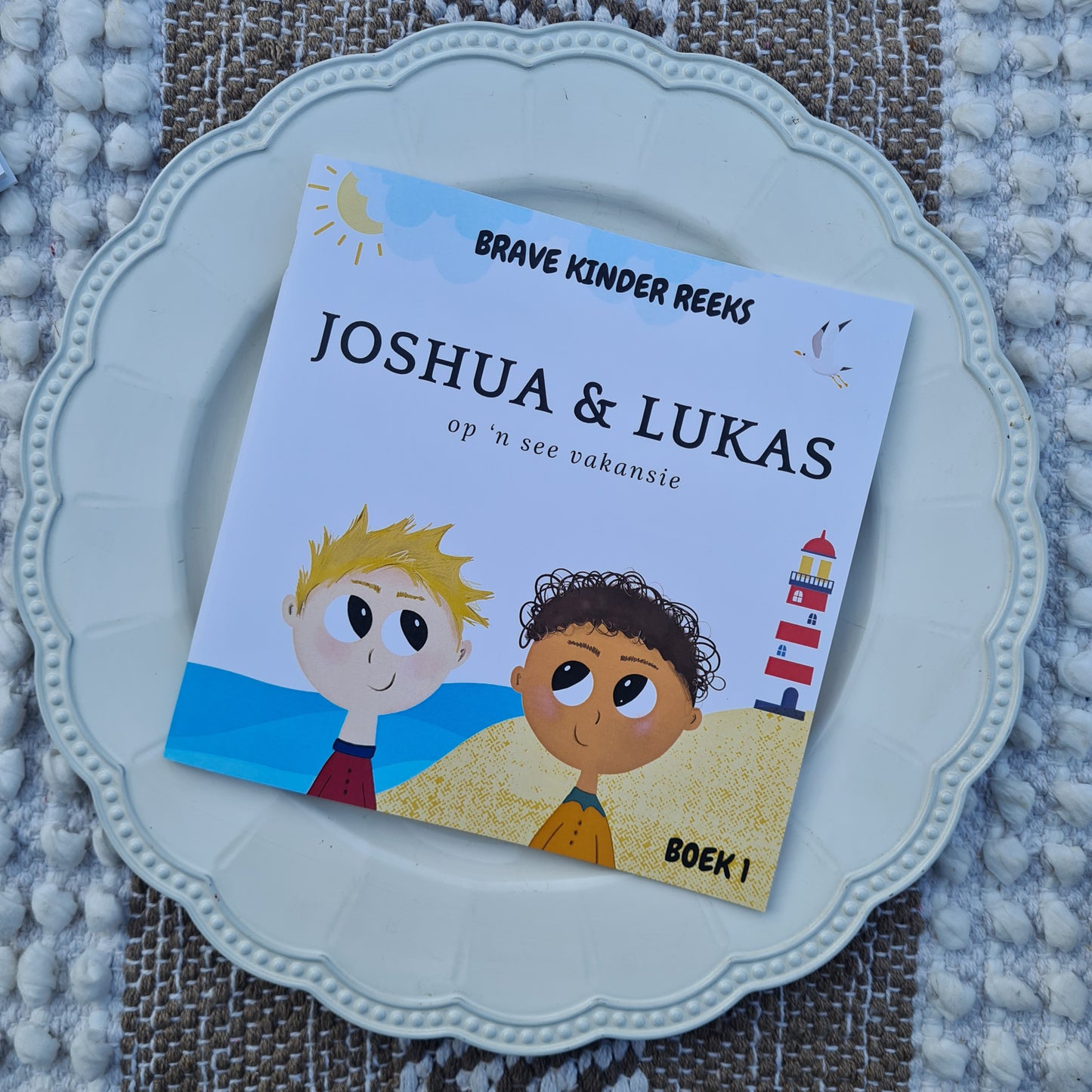 Christian storybook: Joshua & Luke; On a beach holiday!