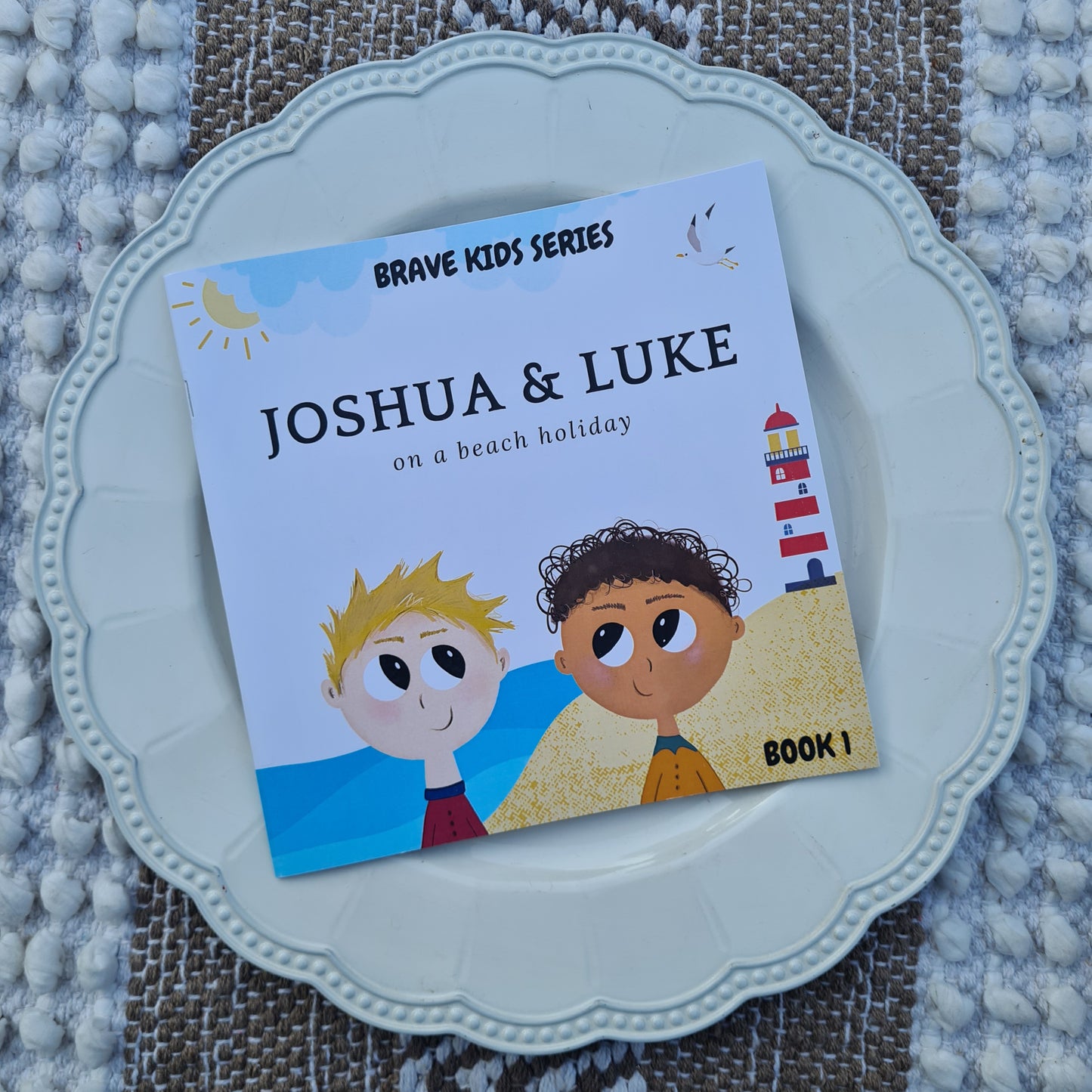 Christian storybook: Joshua & Luke; On a beach holiday!