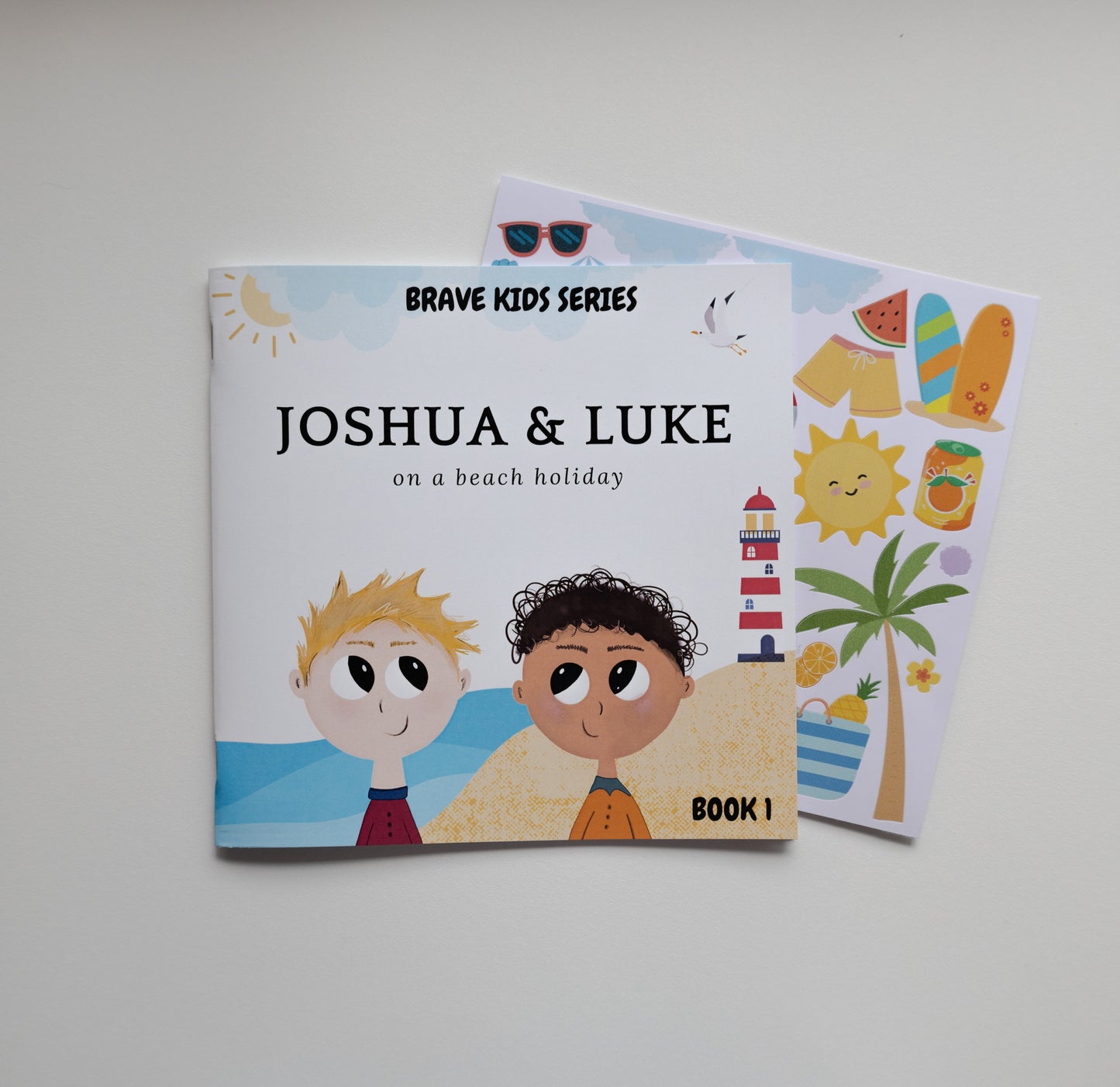 Christian storybook: Joshua & Luke; On a beach holiday!