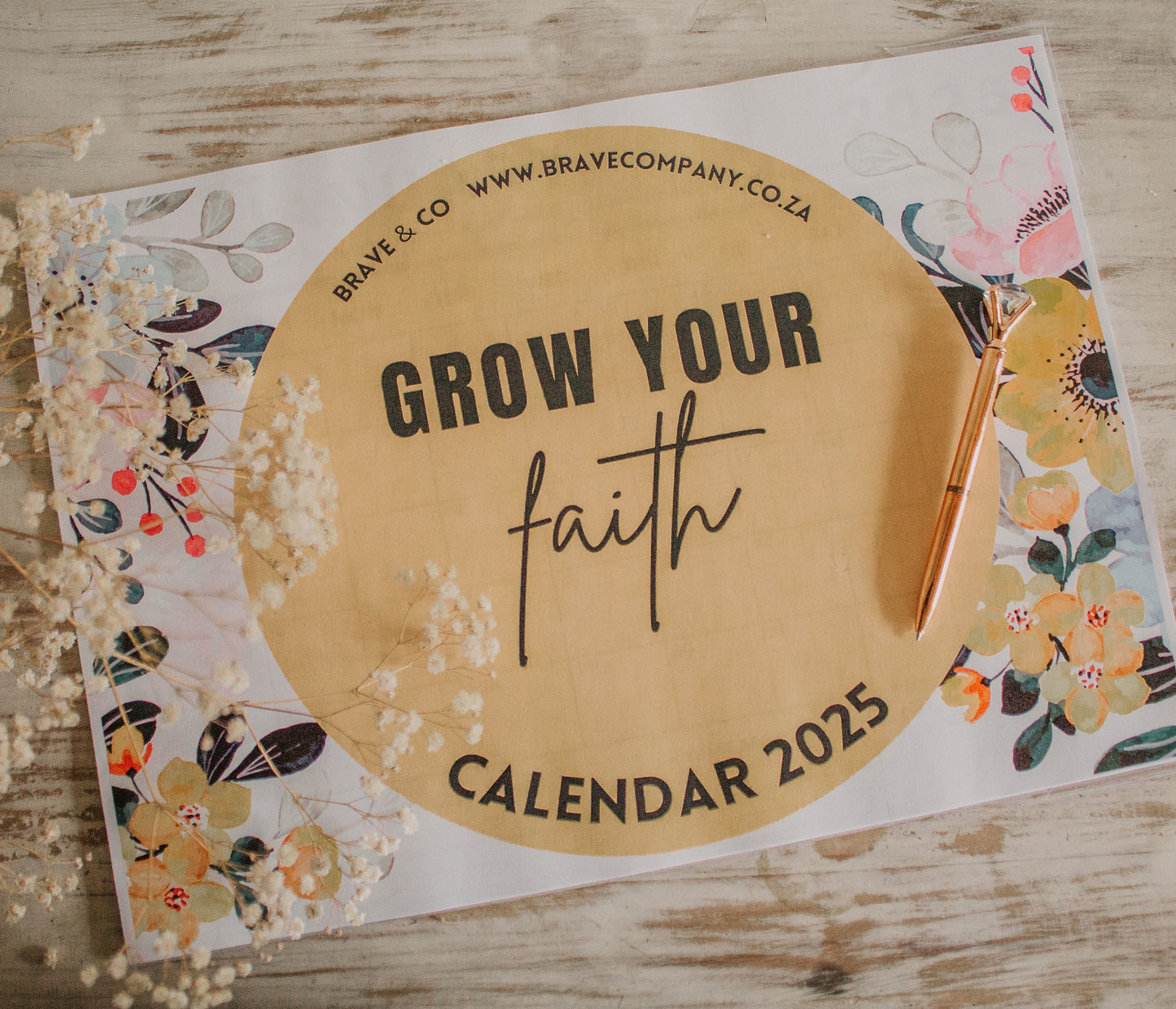 Grow your Faith Deskpad 2025